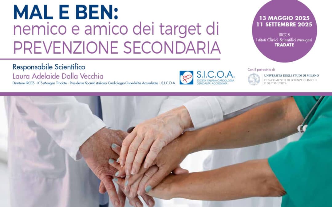 MAL E BEN: nemico e amico dei target di PREVENZIONE SECONDARIA (Tradate)